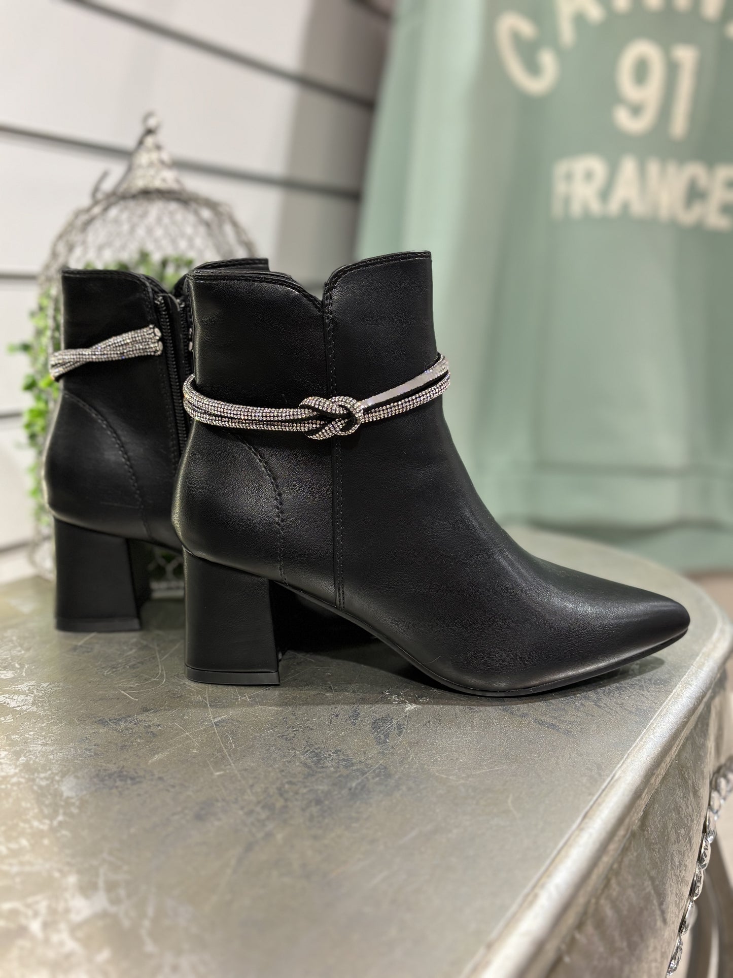 Diamante Love Knot Boot