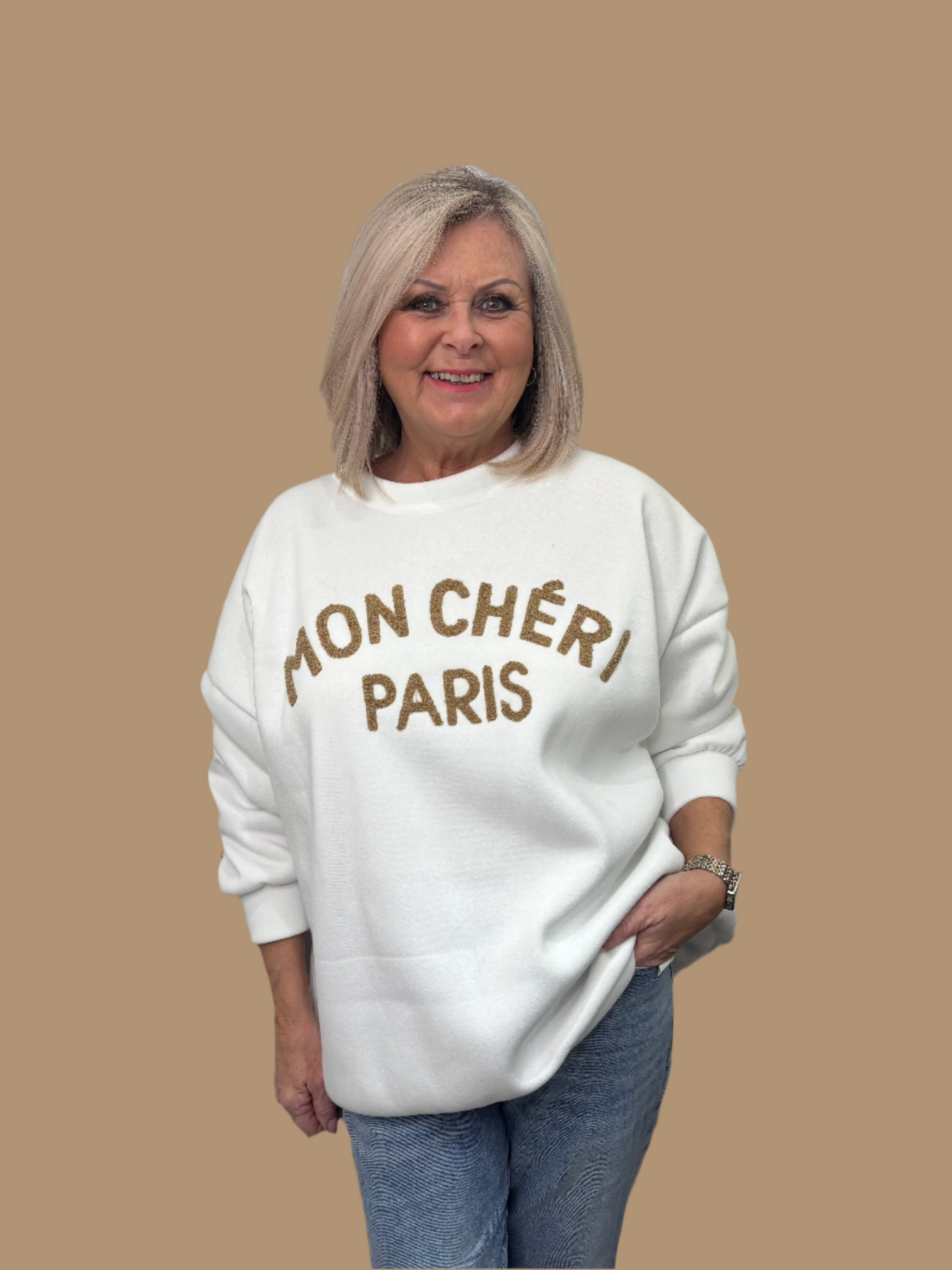 Mon Cheri Oversized Sweatshirt