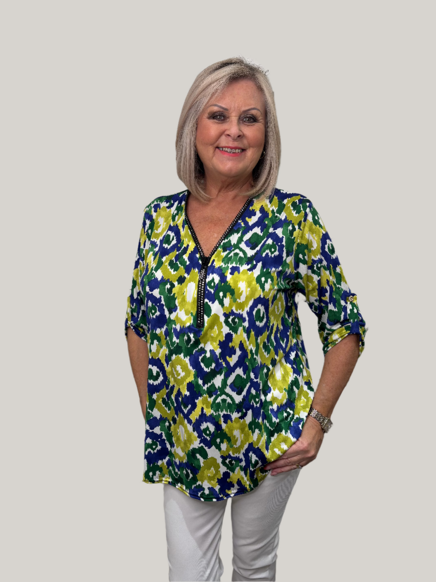Lime Zip Top Debbie